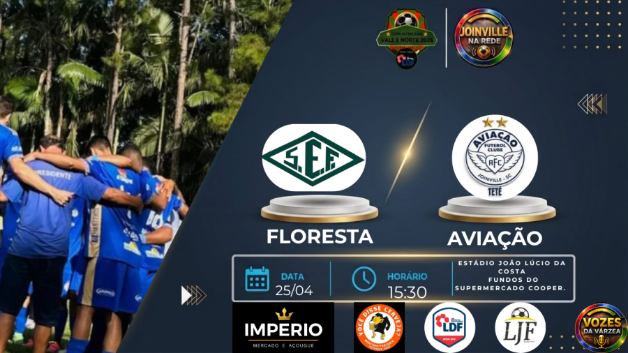 Floresta recebe o Aviação em Pomerode defendendo vantagem na semifinal