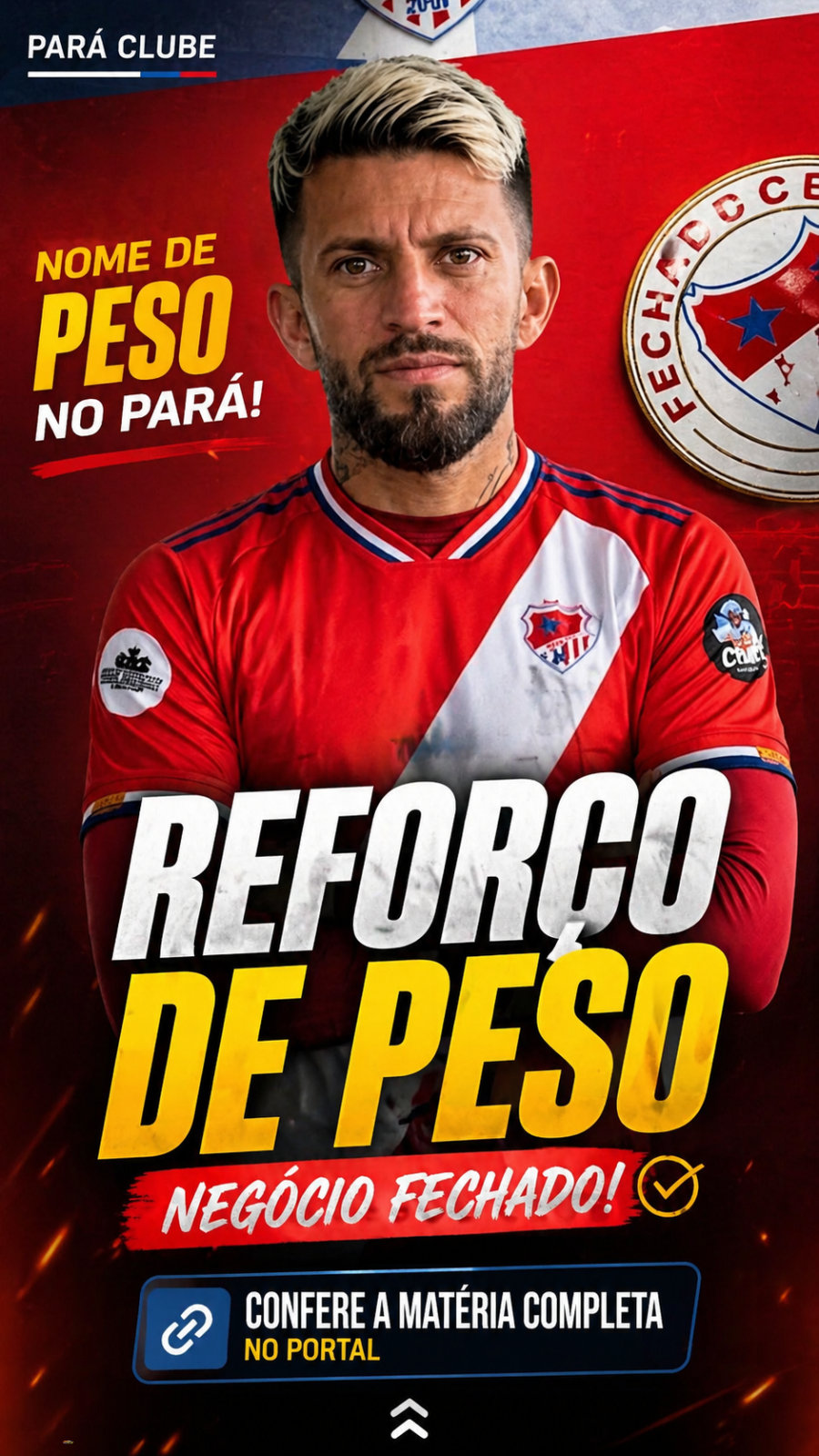 De volta pra casa: Rarisson retorna ao Pará FC para a Primeirona 2026