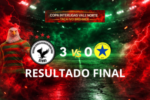 Com autoridade, SERBI vence o Estrela Azul por 3 a 0 e sobe na tabela da Interligas